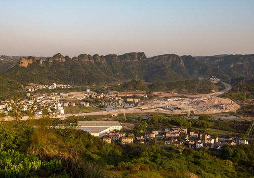 远眺十九峰
