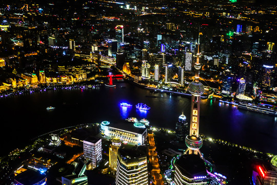 上海大都市夜景
