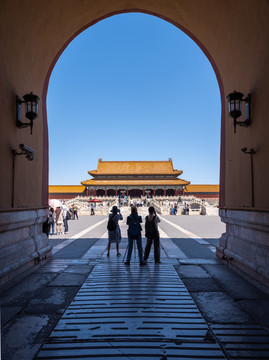 摄影师在北京故宫