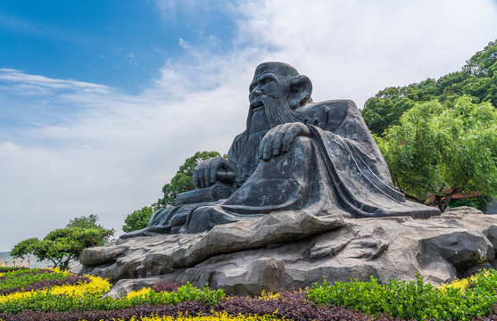 无锡太湖大觉湾的风景