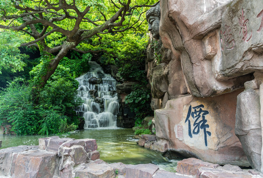 无锡太湖大觉湾的风景