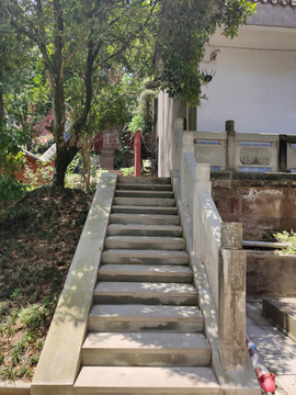石台阶栏杆