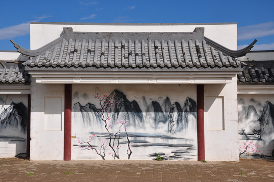中式建筑戏台