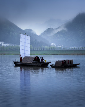 中国湖北神农架大九湖湿地公园