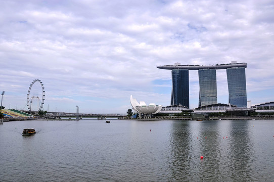 新加坡滨海湾一景