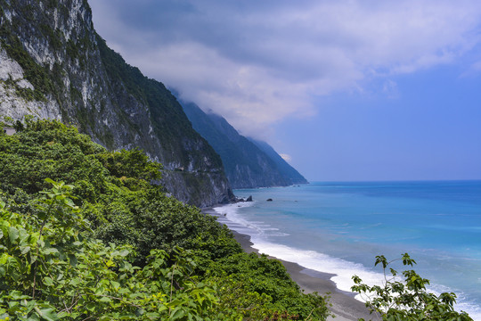 台湾清水断崖一景