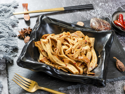 麻辣鸭货干豆腐