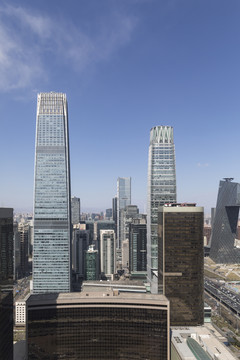北京现代建筑CBD核心区