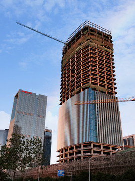 丽泽商务区在建大楼
