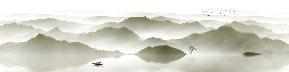 巨幅山水画