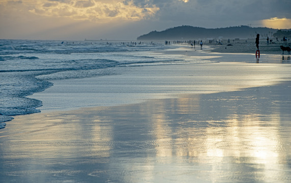 海上夕阳