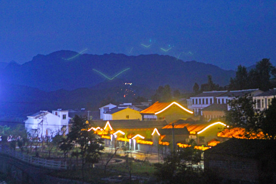 洞沟河夜景BR