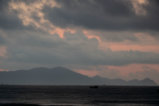 海南清水湾晚霞