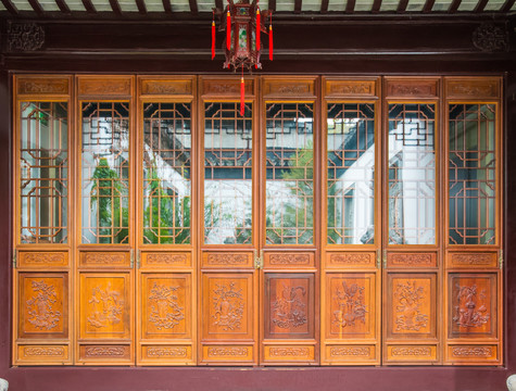 楠木厅传统中式大门