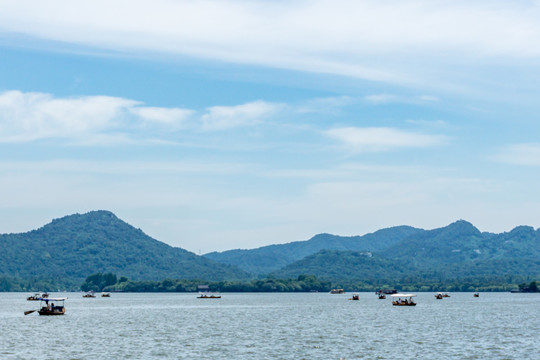 西湖山水风光