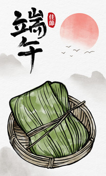 中国风端午节插画