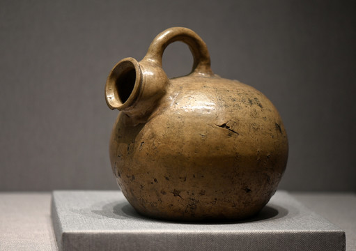 古代陶器夜壶