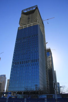 平安银行摩天大楼在建