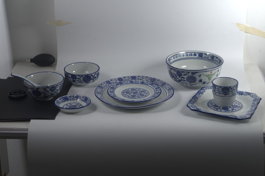 碗碟套装碗盘子勺子中式餐具组合