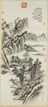 董邦达浮岚暖翠图