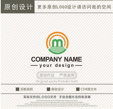 M字母休闲酒店logo