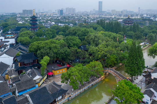 寒山寺前江枫桥