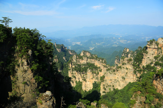 张家界石英砂岩峰林地貌景观