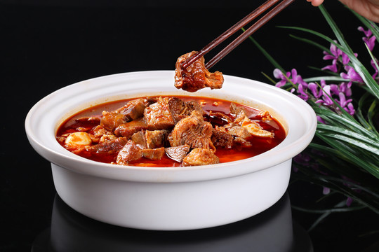 香锅鹿肉