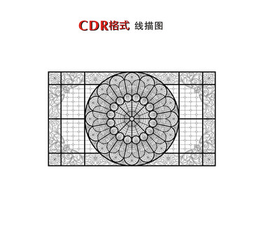 CDR线描图刻绘输出