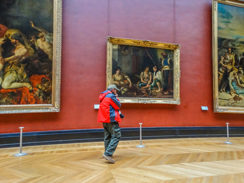 卢浮宫画廊内景