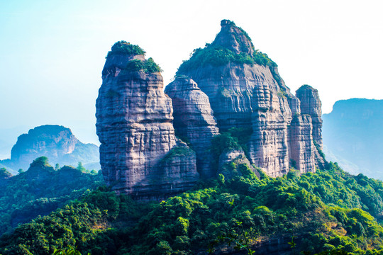 丹霞山山水风景