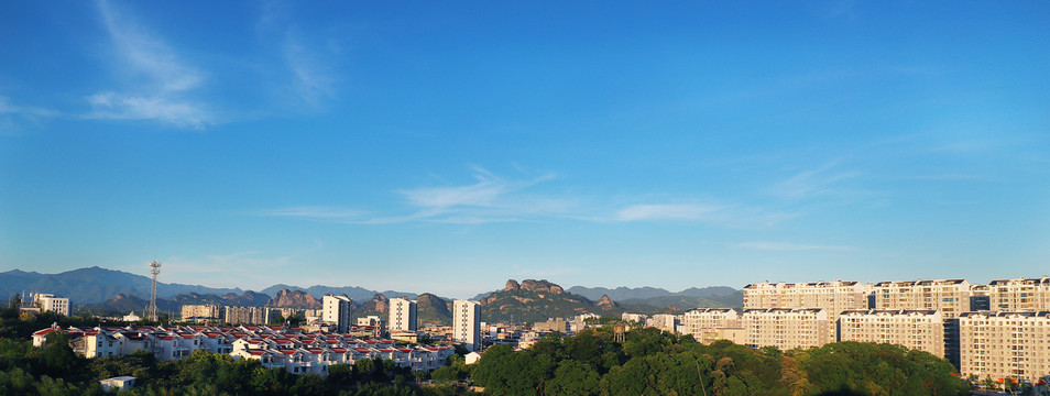 冠豸山全景