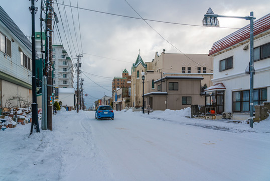 日本北海道函馆街景