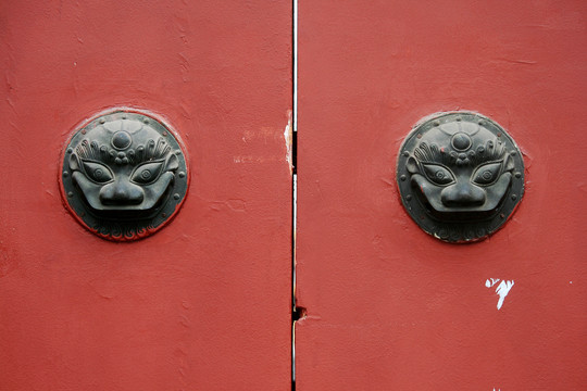 古代门锁