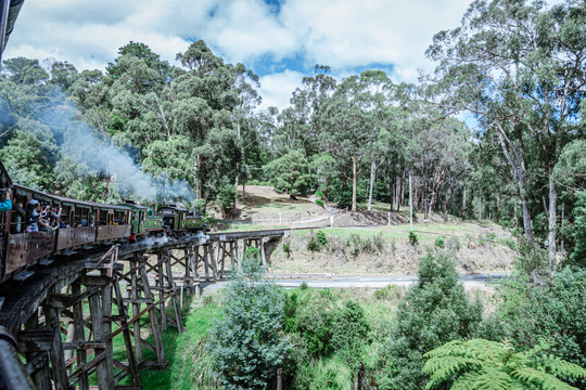 澳大利亚墨尔本蒸汽小火车