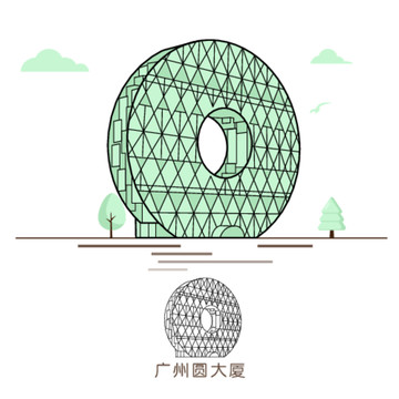 广州圆大厦插图