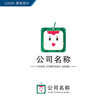 卡通西瓜可爱LOGO