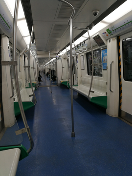 疫情期间的北京地铁