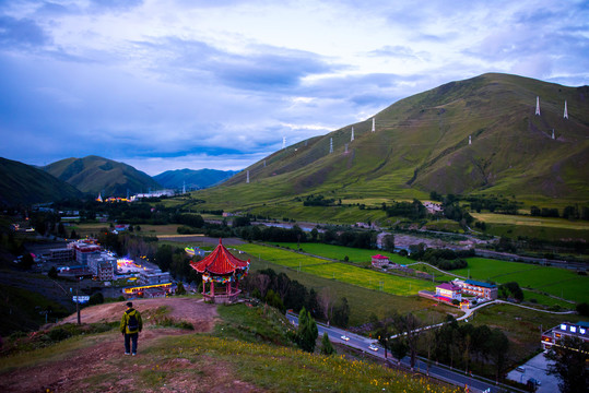 318线上新都桥美景