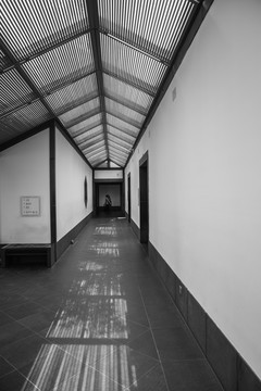 苏州博物馆走廊
