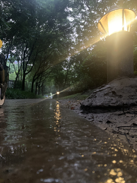 夕阳雨傍晚