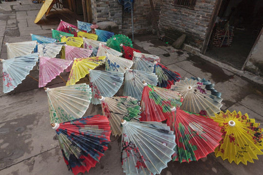 四川泸州尧霸油纸伞