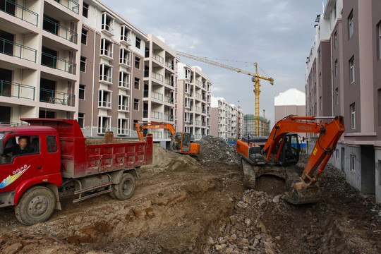 住宅建筑工地