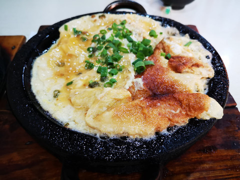 石锅鸡蛋