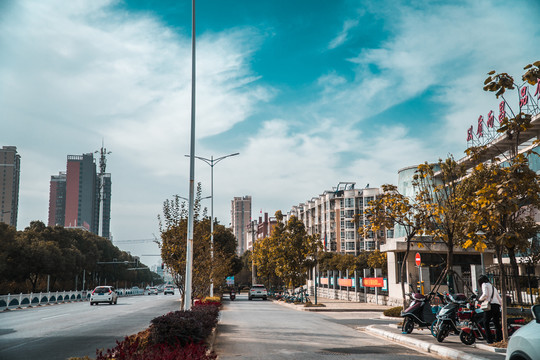 鄂州城市街景
