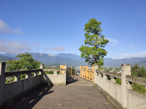 观景平台石栏杆