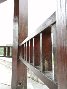木结构仿古建筑围栏