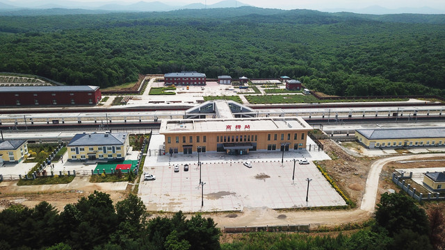高楞站航拍图
