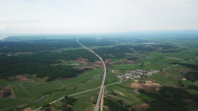 公路航拍图