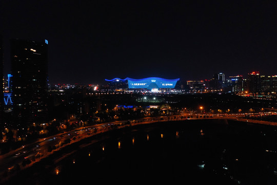 成都环球中心夜景